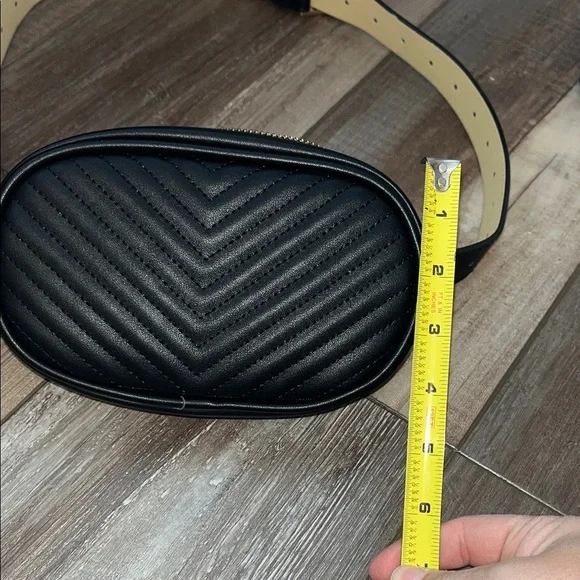 Y2K Steve Madden Adjustable Black Quilted Belt Bag #contemporary #y2k - Picture 7 of 7